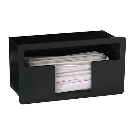 Hộp Đựng Ống Hút 1 Ngăn Dispense-Rite FMTS-1BT 29.5 cm x 14 cm x 15.9 cm - Màu Đen