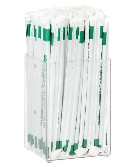 Hộp Đựng Ống Hút 1 Ngăn Dispense-Rite MSH-1 10.2 cm x 10.2 cm x 15.2 cm - Màu Trong Suốt