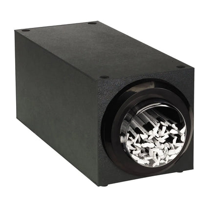 Hộp Đựng Ống Hút 1 Ngăn Dispense-Rite STR-STK-1BT 20.3 x 47 x 21 cm, Màu Đen