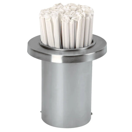 Hộp Đựng Ống Hút 1 Ngăn Dispense-Rite TSD-1C 13.7 cm x 15.2 cm - Màu Bạc
