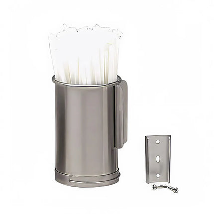 Hộp Đựng Ống Hút 1 Ngăn Dispense-Rite TSD-1S 8.9 cm x 15.2 cm - Màu Bạc