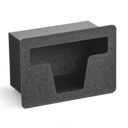 Hộp Đựng Ống Hút 1 Ngăn Vollrath FMS-6 26.8 x 12.2 x 18.6 cm, Màu Đen