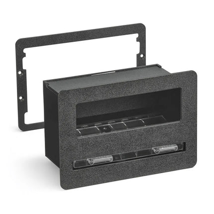 Hộp Đựng Ống Hút 1 Ngăn Vollrath FMS-7 26.8 cm x 12.7 cm x 18.7 cm - Màu Đen