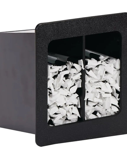 Hộp Đựng Ống Hút 2 Ngăn Dispense-Rite FMVS-2SBT 16.5 cm x 24.1 cm x 18.4 cm - Màu Đen