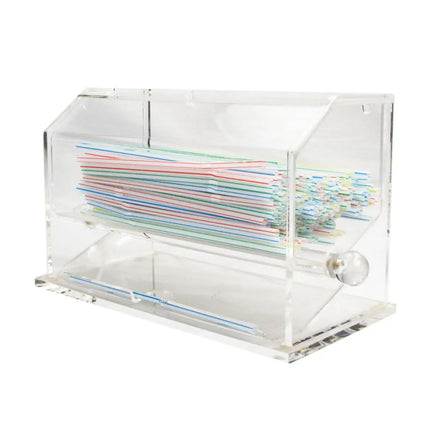 Hộp Đựng Ống Hút Một Ngăn Winco ACSD-712 - Sức Chứa 250 Ống, Màu Trong Suốt
