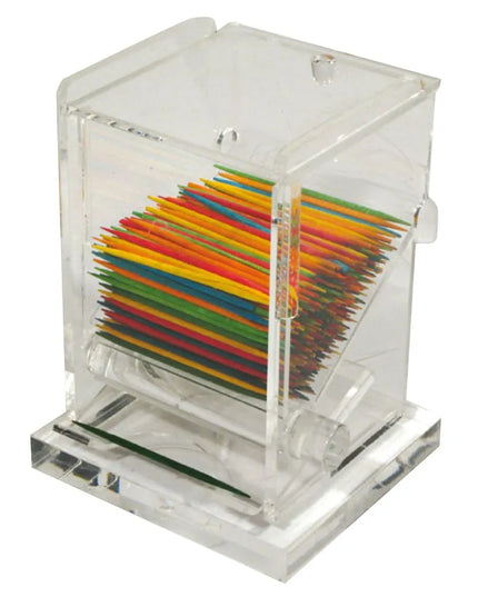 Hộp Đựng Tăm Winco ACTD-3 7.6 x 6.4 x 10.2 cm Acrylic Trong Suốt