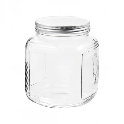 Hũ Bánh Quy Thủy Tinh Anchor Hocking 85787AHG17 1.9 lít Nắp Kim Loại Bề Mặt Mờ