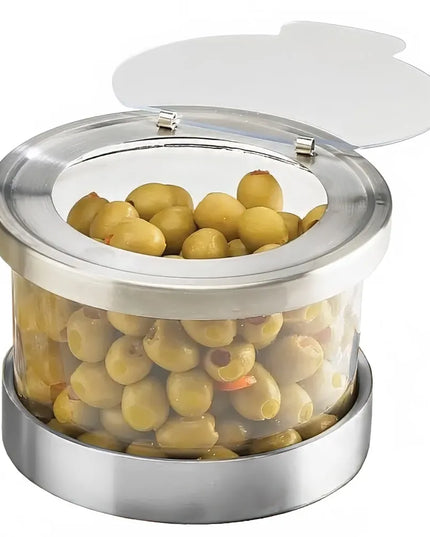 Hũ Gia Vị Tròn Cal-Mil 1851-4HL 480 ml - Bạc