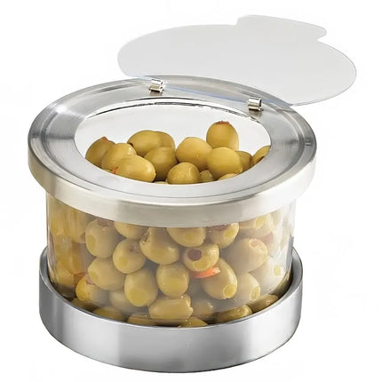 Hũ Gia Vị Tròn Cal-Mil 1851-4HL 480 ml - Bạc