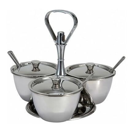Hũ Gia Vị Tròn Winco RS-3 710 ml - Bạc