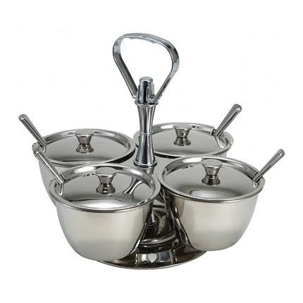 Hũ Gia Vị Tròn Winco RS-4 950 ml - Bạc