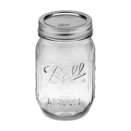 Hũ Mason Thủy Tinh Ball 61000 480 ml Nắp SureTight™ - Miệng Thường