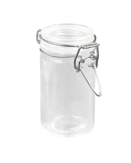 Hũ Mini Apothecary Thủy Tinh American Metalcraft HMMJ2 74 ml Nắp Bản Lề