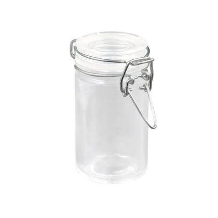 Hũ Mini Apothecary Thủy Tinh American Metalcraft HMMJ2 74 ml Nắp Bản Lề