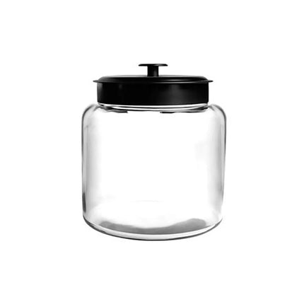 Hũ Thủy Tinh Anchor Hocking 96710AHG17 Mini Montana 1419 ml Nắp Kim Loại Đen