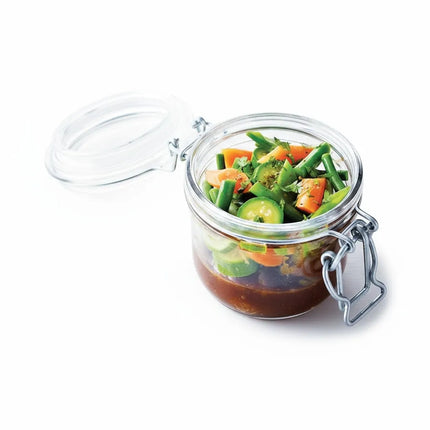 Hũ Thủy Tinh Khai Vị/Mứt Matfer Bourgeat 532523 237 ml Nắp Bản Lề