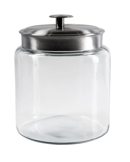 Hũ Thủy Tinh Mini Modern Montana Anchor Hocking 95541AHG17 2.84 l Nắp Nhôm Bề Mặt Mờ