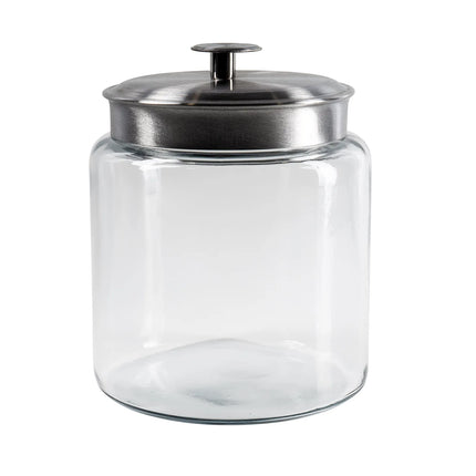 Hũ Thủy Tinh Mini Modern Montana Anchor Hocking 95541AHG17 2.84 l Nắp Nhôm Bề Mặt Mờ