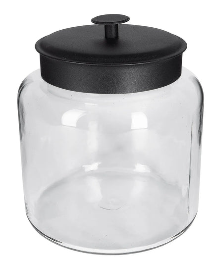 Hũ Thủy Tinh Modern Montana Anchor Hocking 88904AHG17 5.7 lít Nắp Kim Loại Đen