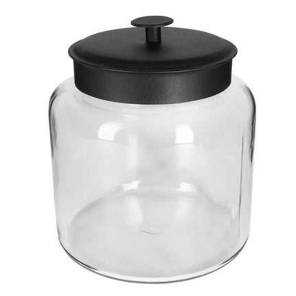 Hũ Thủy Tinh Modern Montana Anchor Hocking 88904AHG17 5.7 lít Nắp Kim Loại Đen