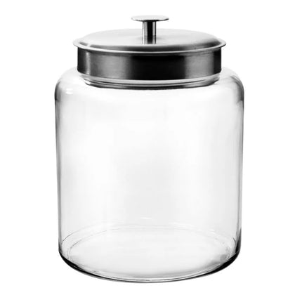 Hũ Thủy Tinh Montana Anchor Hocking 91523AHG17 7.6 lít Nắp Inox Bề Mặt Mờ