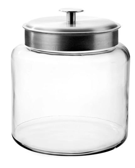 Hũ Thủy Tinh Montana Anchor Hocking 95506AHG17 5.7 lít Nắp Nhôm Bề Mặt Mờ