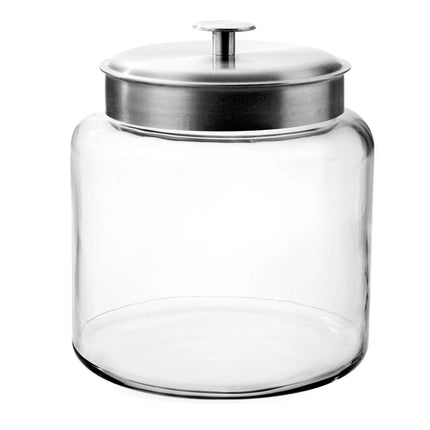 Hũ Thủy Tinh Montana Anchor Hocking 95506AHG17 5.7 lít Nắp Nhôm Bề Mặt Mờ