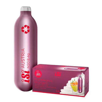 iSi | (24 Pack) Cream Chargers – 8.4 g