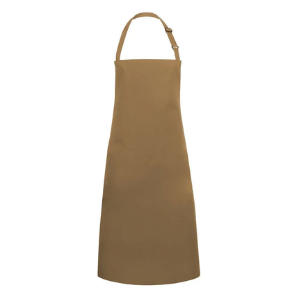 KARLOWSKY | Bib Apron Basic – Camel - 750×900 mm - Adjustable Neck Strap