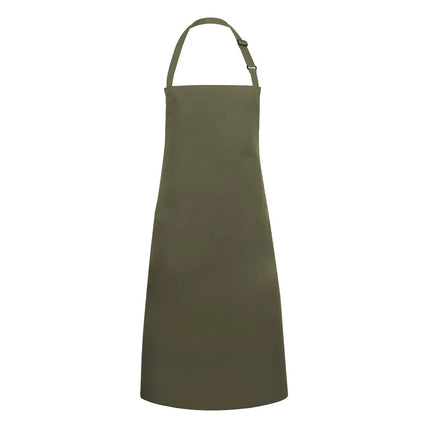 KARLOWSKY | Bib Apron Basic – Moss Green - 750×900 mm - Adjustable Neck Strap
