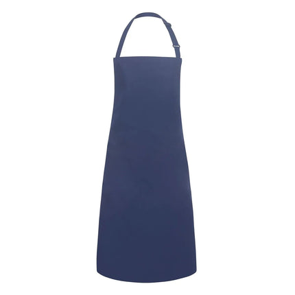 KARLOWSKY | Bib Apron Basic – Navy - 750×900 mm - Adjustable Neck Strap - 65% Cotton/35% Polyester