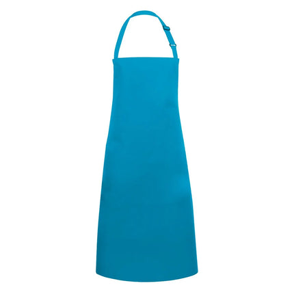 KARLOWSKY | Bib Apron Basic – Turquoise - 750×900 mm - Adjustable Neck Strap
