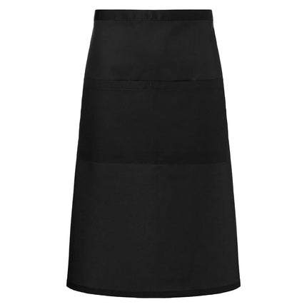 KARLOWSKY | Bistro Waist Apron Basic with Pocket – Black - One Size
