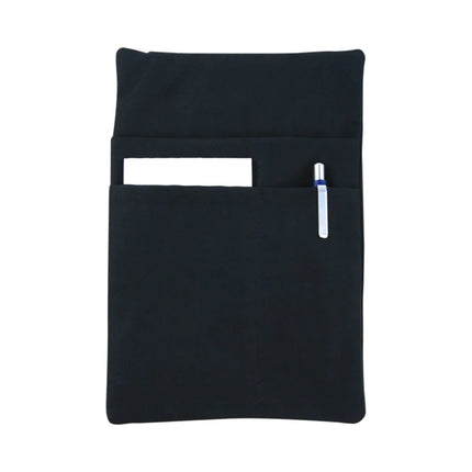 KARLOWSKY | Cashier's holster – 65% Polyester / 35% Cotton - Black - 16×24cm - 2 pockets + pen slot - Belt loop