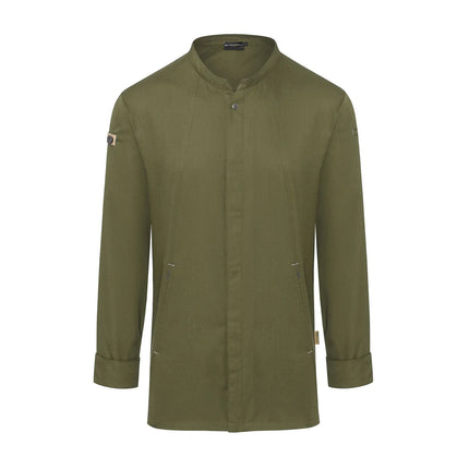 KARLOWSKY | GREEN-GENERATION Chef Jacket – Moss Green - Size 46 - Recycled Polyester