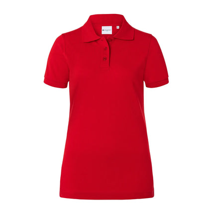 KARLOWSKY | Ladies Workwear Polo Shirt Basic – Red - 3XL - 100% Cotton - 60°C Wash