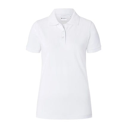 KARLOWSKY | Ladies Workwear Polo Shirt Basic – White - 3XL - 100% Cotton - 95°C Wash