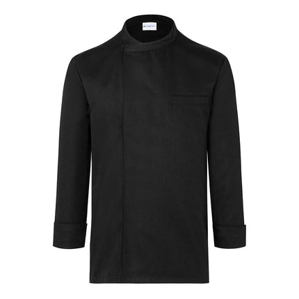 KARLOWSKY | Long Sleeve Chef Jacket – Black - XXL - Breathable Mesh Back