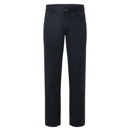 KARLOWSKY | Men's Chef Work Trousers Manolo 5-Pocket Stretch – Black - Size 48