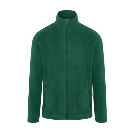 KARLOWSKY | Men's Work Fleece Jacket – Forest Green - XL - Recycled Polyester - 60°C Washable