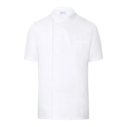 KARLOWSKY | Short Sleeve Chef Jacket – Mesh Back - Breathable - White - 3XL