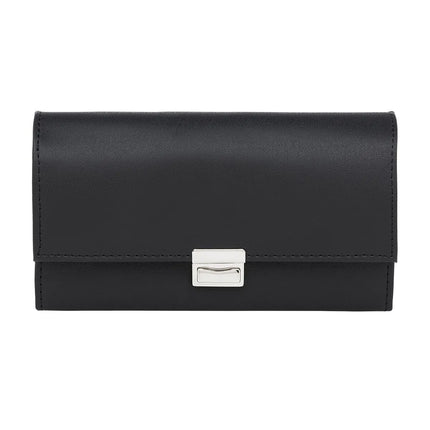 KARLOWSKY | Waiter Wallet – Synthetic - Black - 18.2 × 10 cm - 5 Note Pockets - Coin Pocket - 3‑Stage Metal Closure - Printable