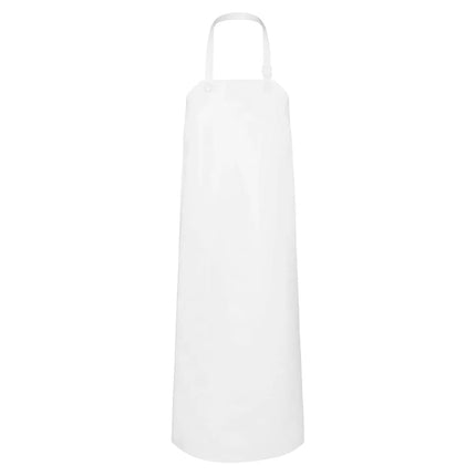KARLOWSKY | Water-proof PU bib apron – White - 900x1150 mm - Food-safe