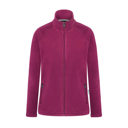 KARLOWSKY | Women's Workwear Fleece Jacket Warm‑Up – Fuchsia - 3XL - Recycled Polyester