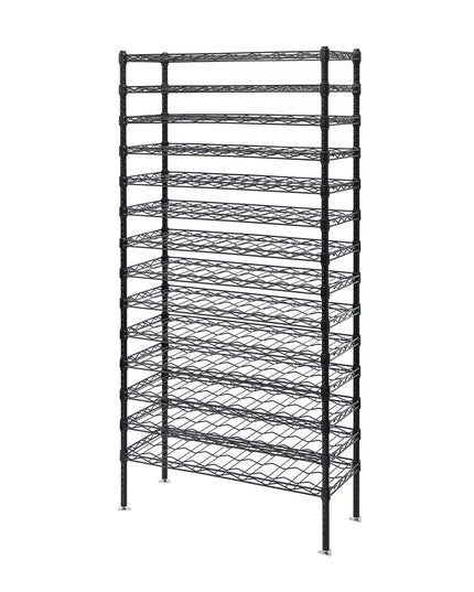 Kệ Để Rượu Vang Quantum Food Service Cao 218.4 cm Sức Chứa 153 Chai, Đen (WR86-1436WSBK)