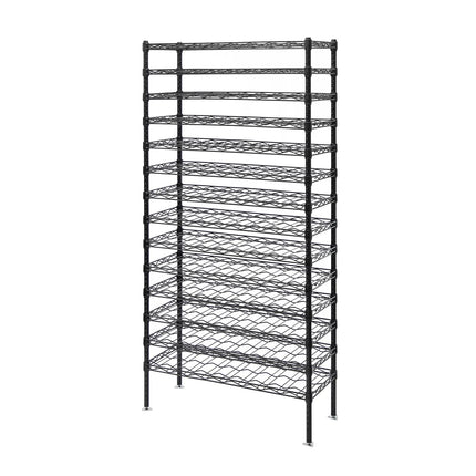 Kệ Để Rượu Vang Quantum Food Service Cao 218.4 cm Sức Chứa 153 Chai, Đen (WR86-1436WSBK)