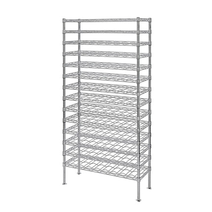 Kệ Để Rượu Vang Quantum Food Service Cao 218.4 cm Sức Chứa 153 Chai, Mạ Crom (WR86-1436WSC)