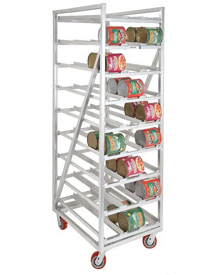 Kệ Đựng Hộp Đồ Hộp Di Động Channel CSR-99M Cao 223.5 cm, Sức Chứa (162) Hộp #10, Nạp Phía Trước