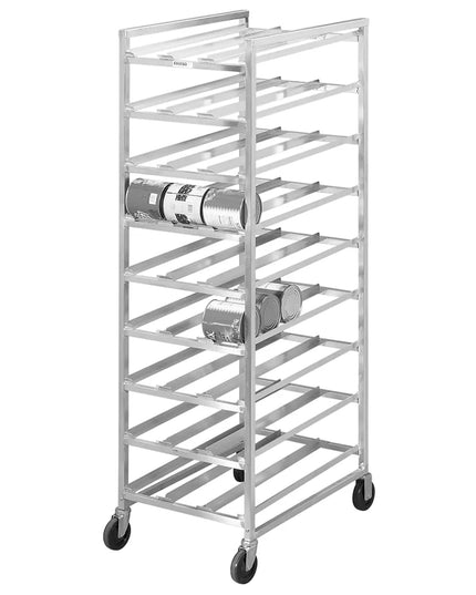 Kệ Đựng Hộp Đồ Hộp Di Động Channel CSR-9M Cao 208.9 cm, Sức Chứa (162) Hộp #10, Nạp Phía Trước