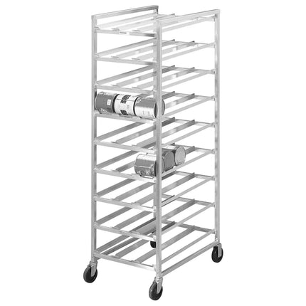 Kệ Đựng Hộp Đồ Hộp Di Động Channel CSR-9M Cao 208.9 cm, Sức Chứa (162) Hộp #10, Nạp Phía Trước